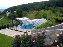 Kombinované zastřešení venkovních bazénů Combi