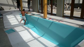 Bazény betonové vyložené fólií DLW delifol 